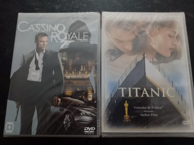 DVD's 007 e Titanic