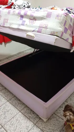 Cama box casal baú