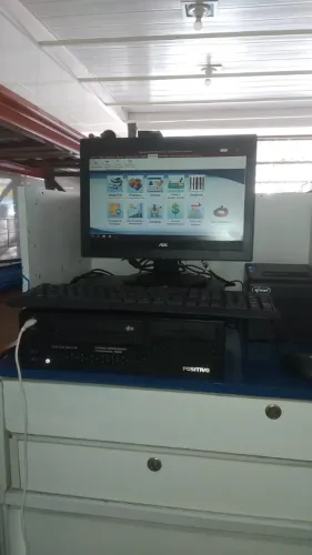 Computador com sistema PDV 