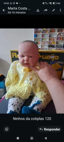 Bebê reborn ninos com chupeta e mamadeira