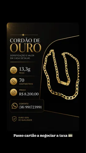 Cordão de Ouro Corrente