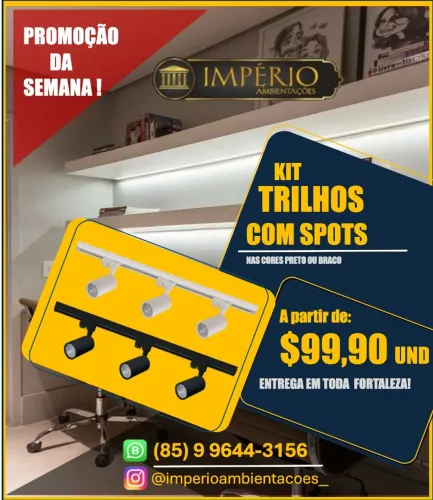 Trilhos com spots em promoção!
