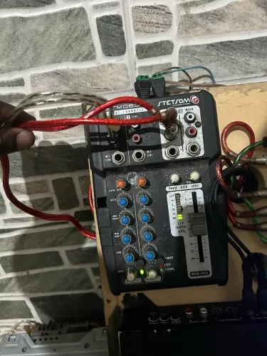 Processador expert + mesa de som stetsom+ rádio pionner
