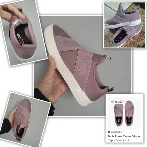 Tênis Puma Carina slip on Tam 36