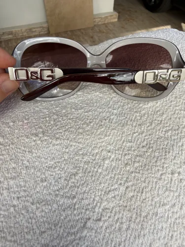 Óculos de Sol D&G Feminino Oversized Marrom Estiloso