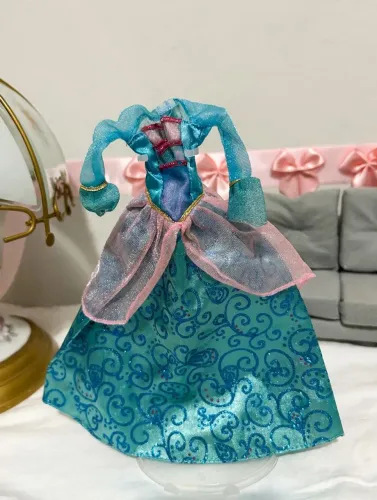 Vestido original da Barbie Rosella princesa da Ilha