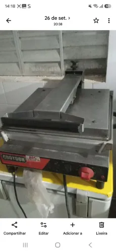 Vende-se chapa de fazem lanches elétrica 220 wts