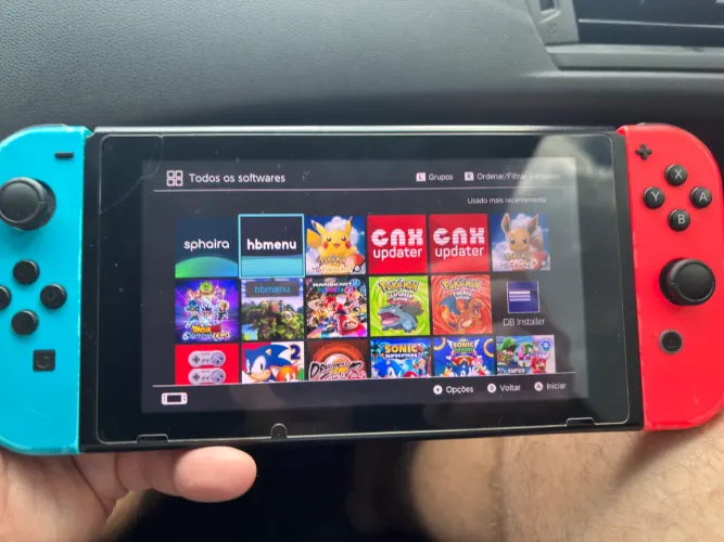 Nintendo switch v2 desbloqueado (Aceito Troca)