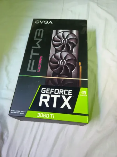 Placa de vídeo RTX 3060 TI EVGA FTW3 Ultra
