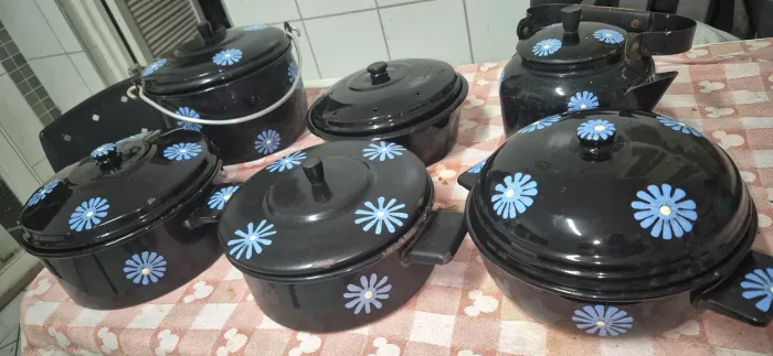 Panelas de ferro esmaltada
