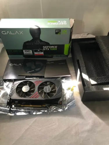 Placa de Vídeo (GPU) Geforce GTX 1060 - Galax 6GB VRAM