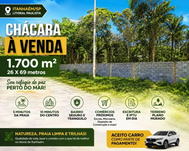 Chácara litoral 