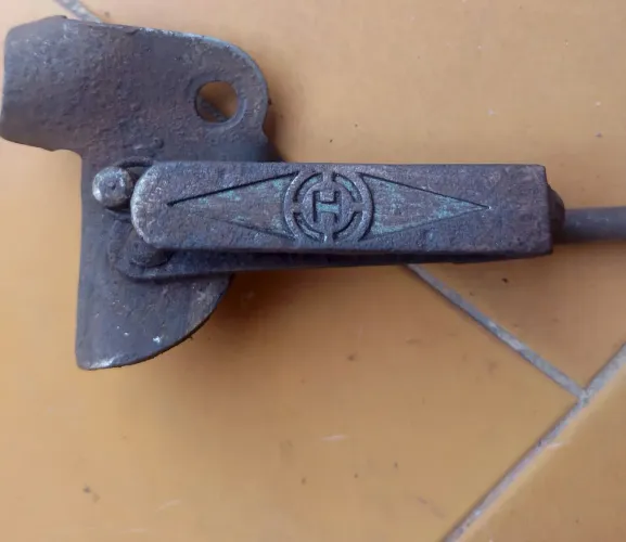 Pezinho de bicicleta antiga apoio de bicicleta