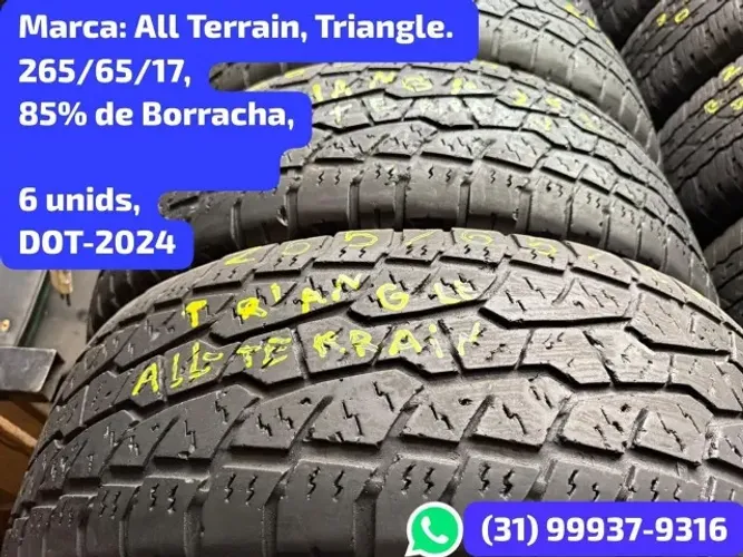 Pneus para Hilux Aro 17 (A partir de R$60,00).