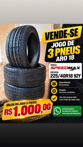 03 pneus Speedmax 225/40R18 92Y