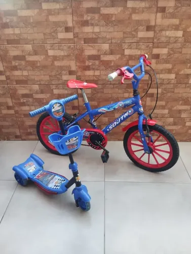 Bicicleta infantil aro 12 + patinete ?