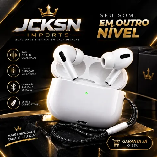 Fone Bluetooth 5.4 TWS Sem Fio Premium - Microfone HD | À Prova D?Água