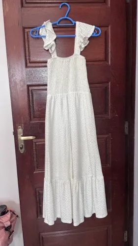 Vestido longo branco