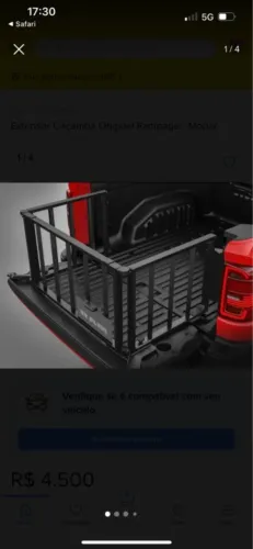 Extensor de Caçamba MOPAR.