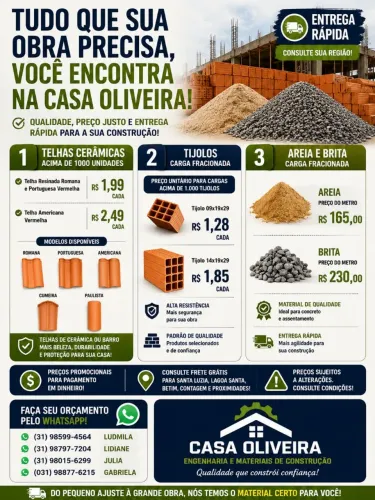 Materiais em geral (LER DESCRIÇÃO)