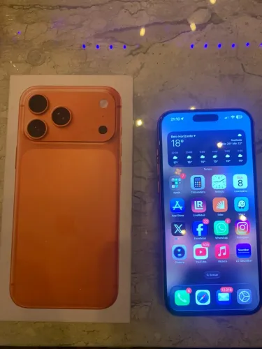 iPhone 17 pro max 256gb laranja