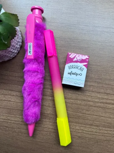 Kit papelaria fofa brw