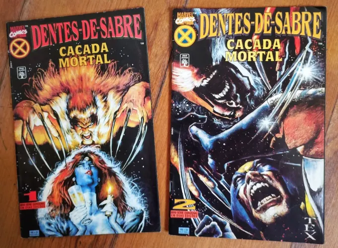 HQ DENTE DE SABRE: CAÇADA MORTAL Minissérie Completa (1996) Abril