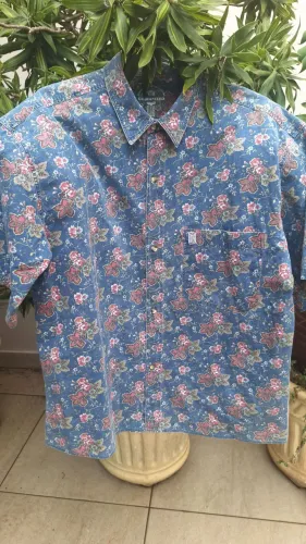 Camisa manga curta Ellus floral gg