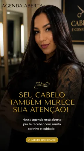 Cabelos impecáveis 