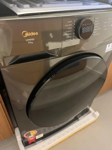 Máquina de Lavar Midea HealthGuard Smart 11kg Titânio MF200W110WB/GK