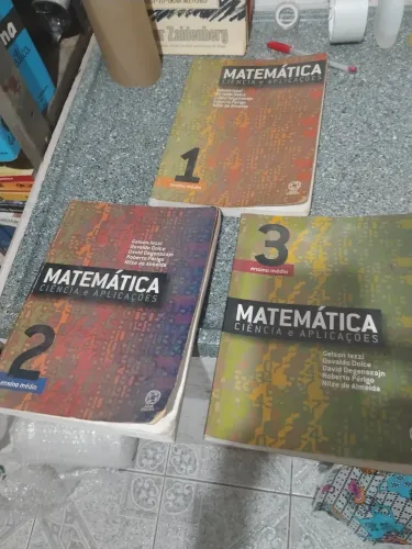 Coleção Matemática Ciênciia e Aplicações 1 , 2 e 3 / Gelson iezzi