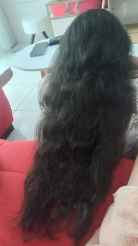 Cabelo natural, nunca pintando