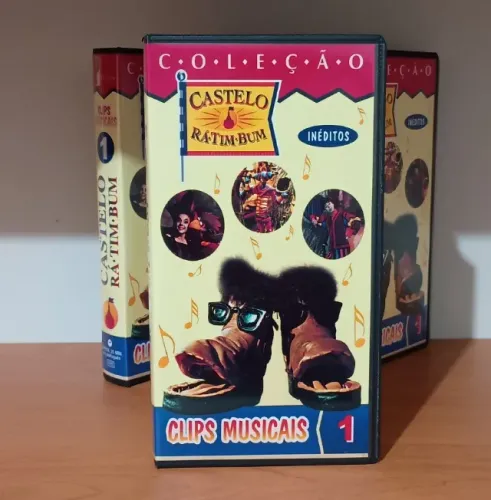 Fita VHS autorada do Castelo Rá-Tim-Bum - Clips Musicais