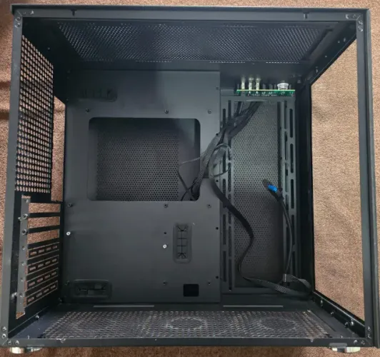 Gabinete Gamer Rise Mode Galaxy Glass Standard, Mid Tower sem tampa lateral