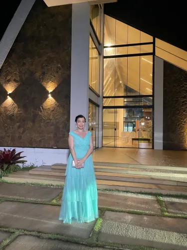 Vestido usado uma vez 