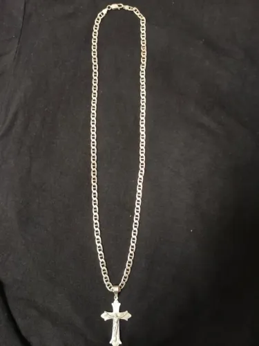 Prata 8mm 70cm com pingente 