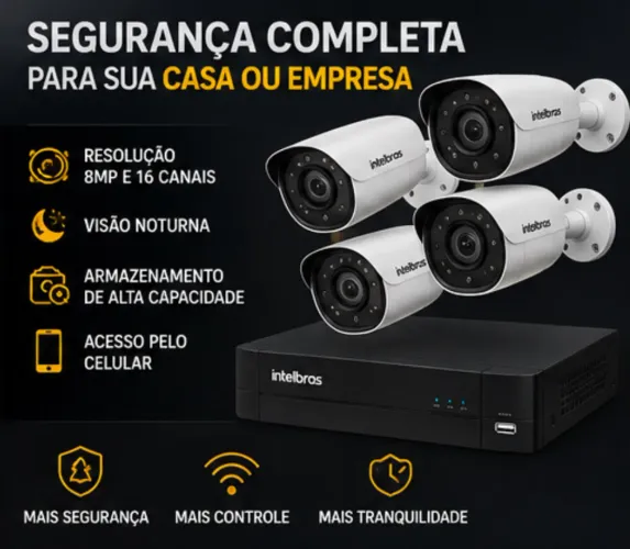 Kit cameras de segurança 