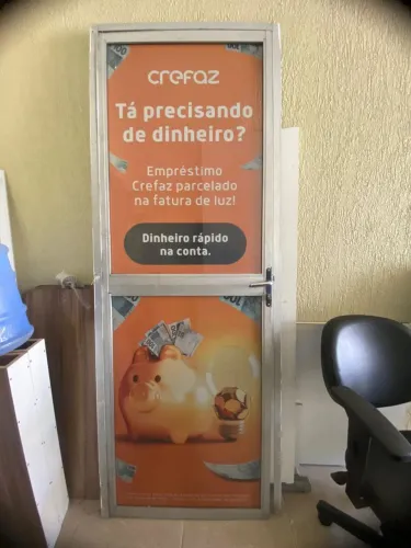 Porta de alumínio