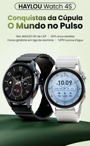 Xiaomi Haylou 4S - GPS Integrado Conexão com Strava - Novo Lacrado - Entregamos