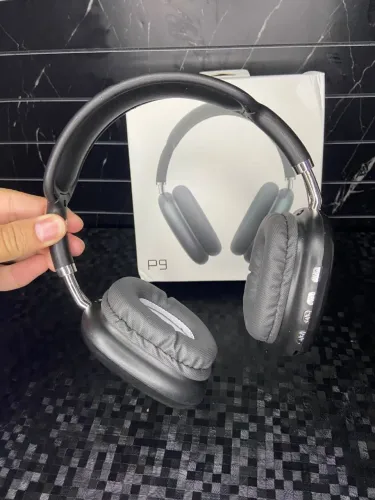 Fone de ouvido sem fio - cor preta headphone p9 - entrega rápida