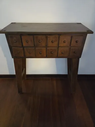 Aparador Vintage Antigo Estilo Caixa de Correio Colonial