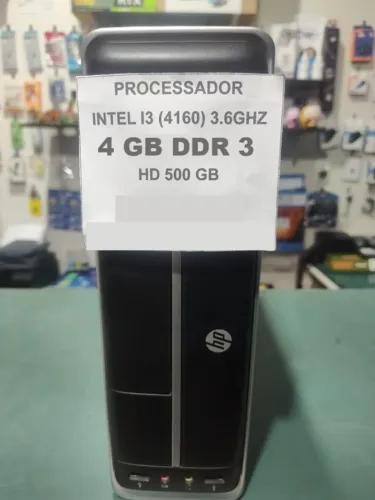 COMPUTADOR HP INTEL I3/4 GB/HD 500(SOMENTE VENDA/NÃO ENTREGO) RETIRAR ITAPETININGA-SP
