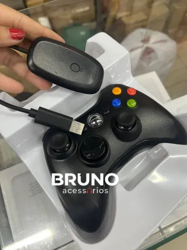 Controle Xbox 360 sem fio PC Wireless USB