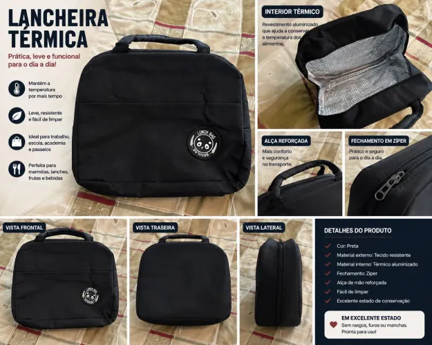 Lancheira Termica pequena 