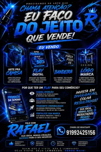 artes para flays, bandeiras,camisas,logo e outros