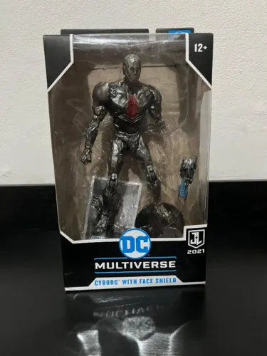 Figura De Ação Cyborg 7 Da Mcfarlane Toys Dc Justice League