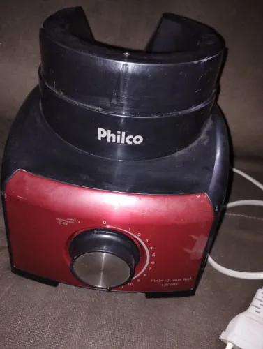 liquidificador 220v Philco Inox vermelho 1200W sem o copo