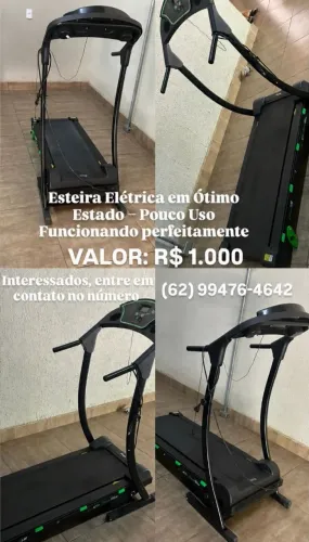Esteira Elétrica em Ótimo Estado - Pouco Uso