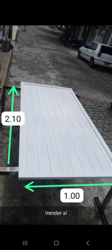 Portão galvanizado 
