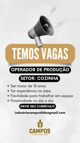 Vagas de emprego 